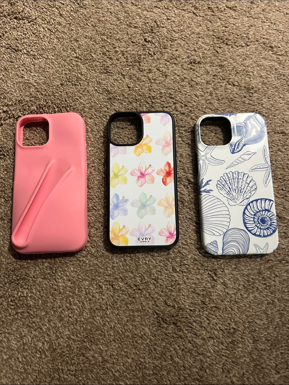 RHODE Pink and Multicolor Floral iPhone Case Duo